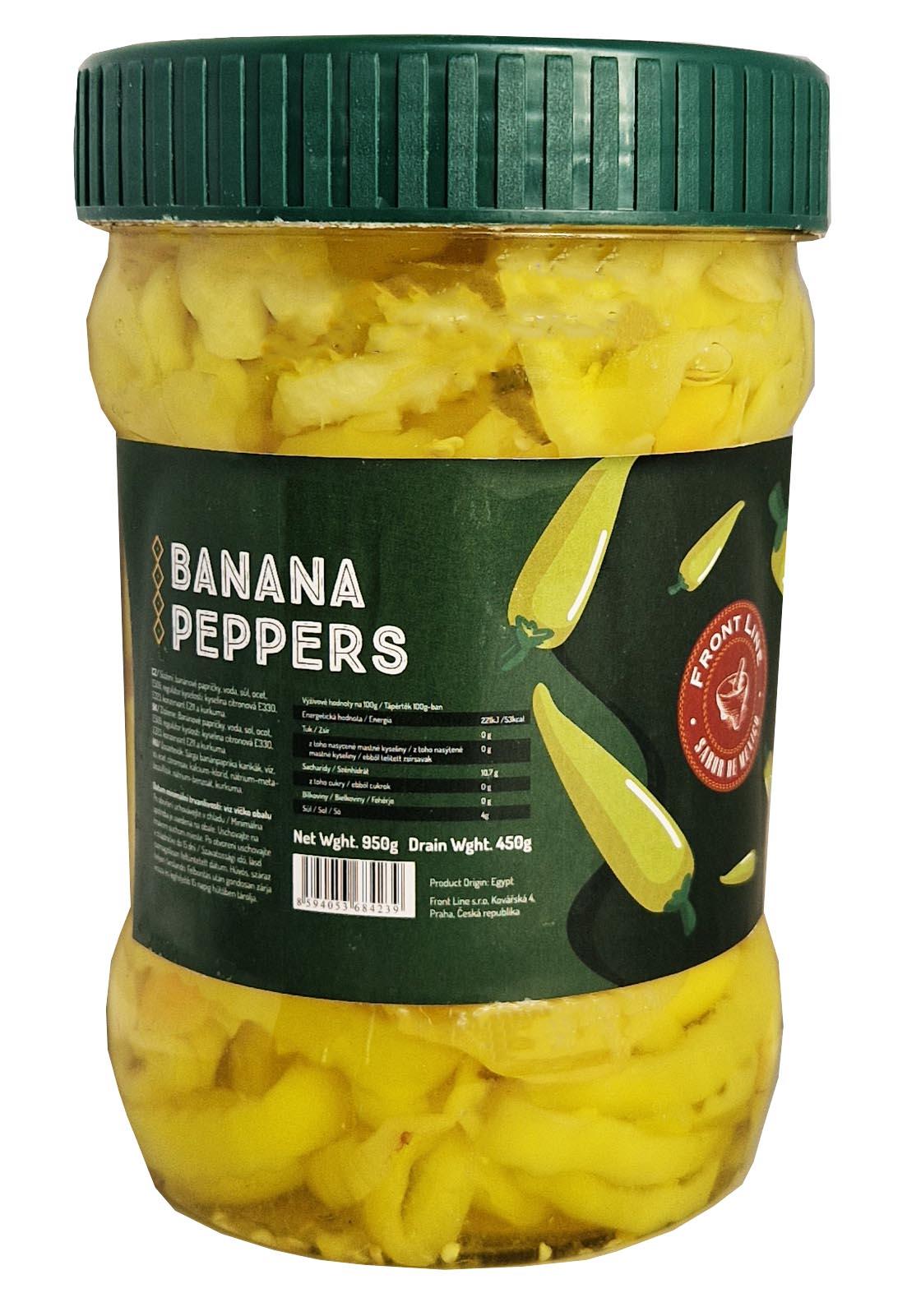 Yellow Banana pepper 950ml* EXPIRACE 29.3.2025